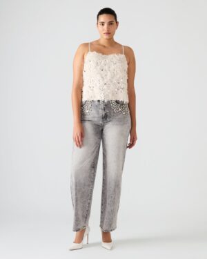 Blakelyn Feather Top Ivory