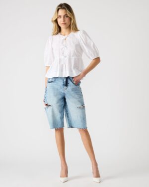 Lange Denim Short