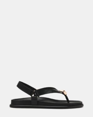 Elvia Black Leather