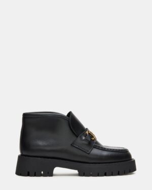 Leon Black Leather